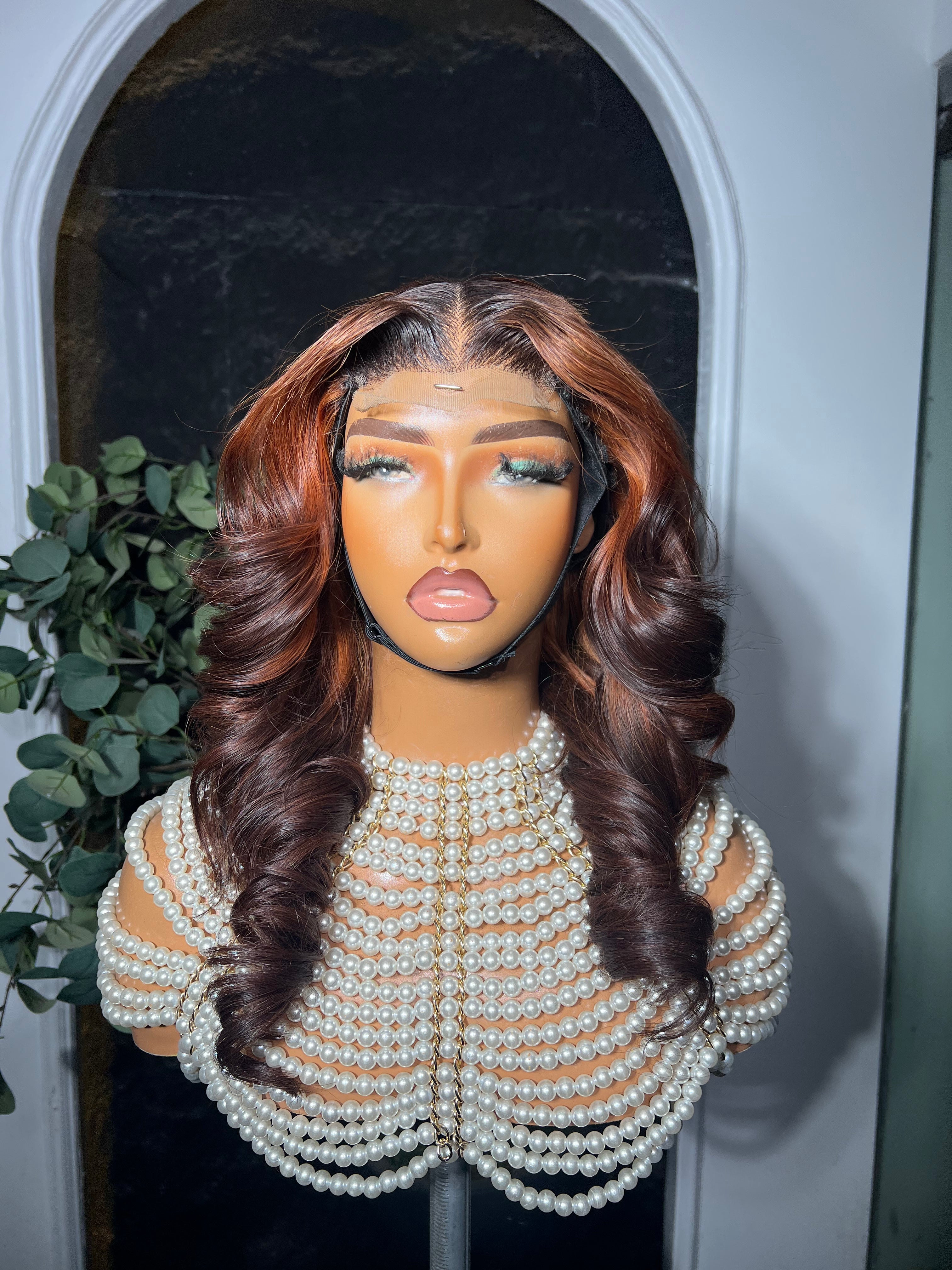 18"4by4 - Premium human hair wig