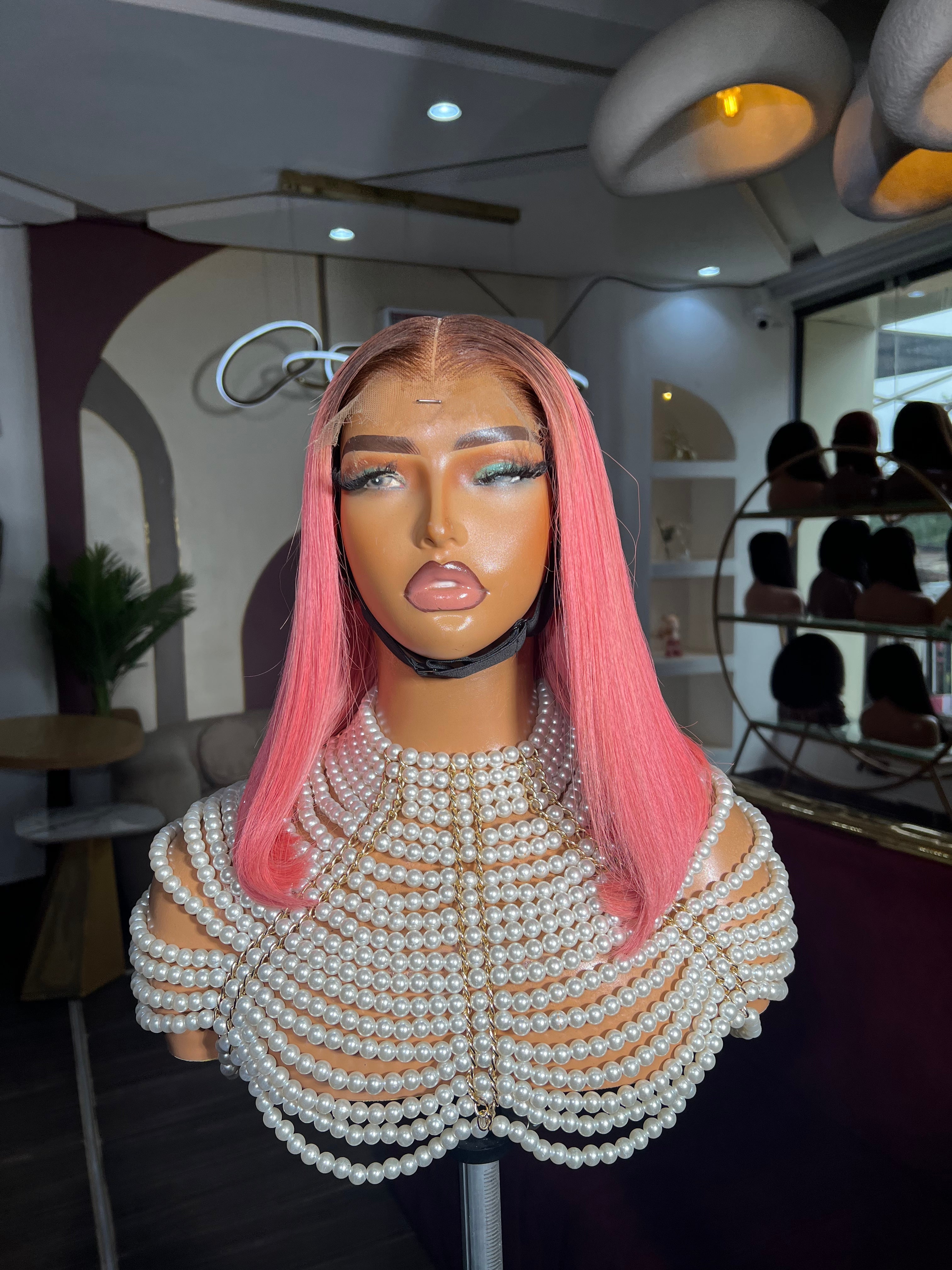 5by5 12" - Premium human hair wig