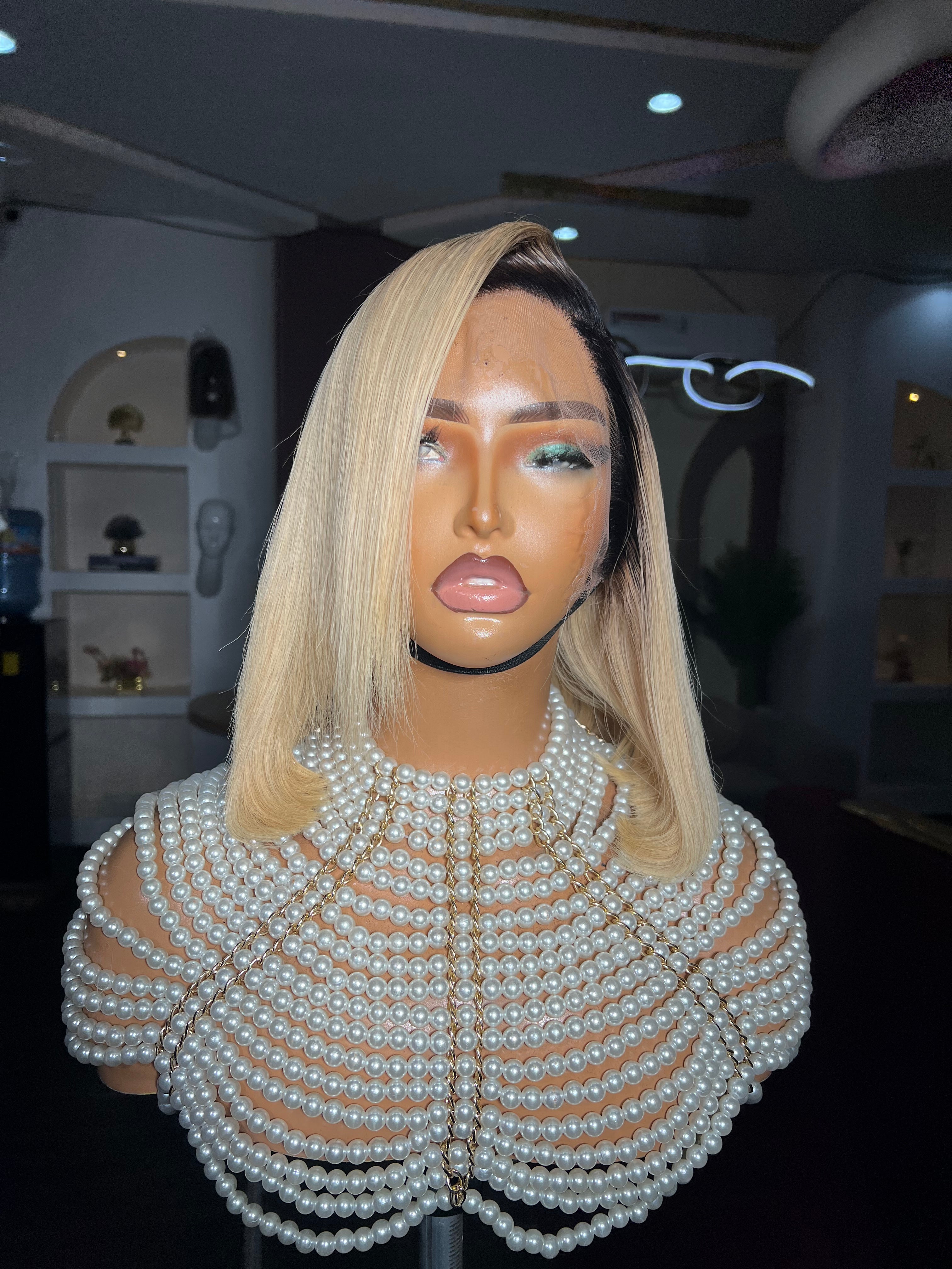 Frontal Wig 12" - Premium human hair wig